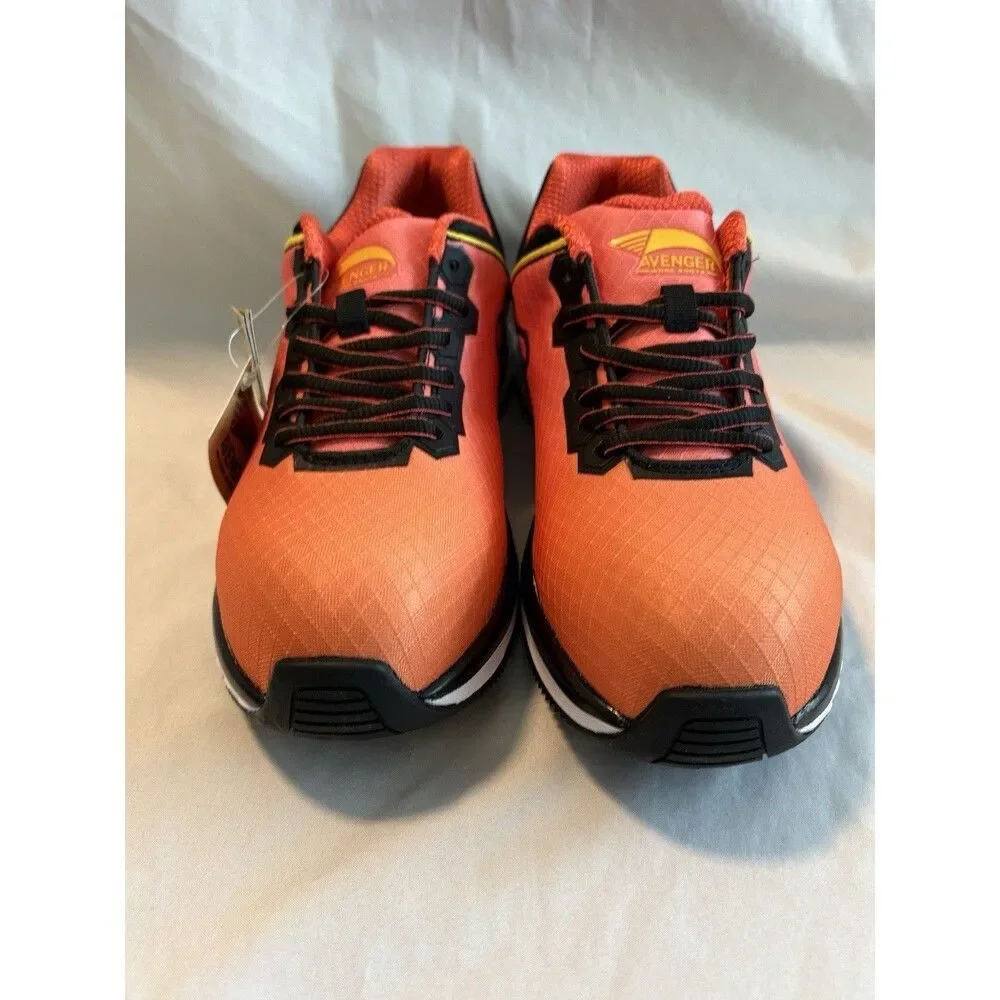 Avenger Women's Sz 7.5 A1891 Fusion EH Work Safety Boots / Sneaker Orange
